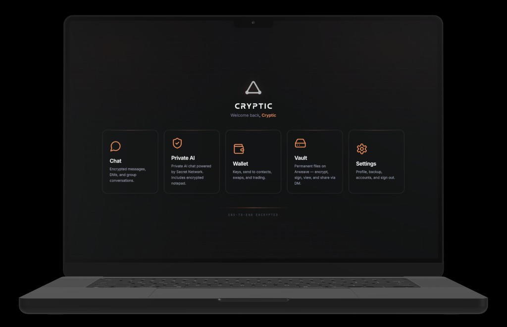 Computer Cryptic Cryptic | Quantum-Encrypted Messaging & Non-Custodial Crypto Wallet